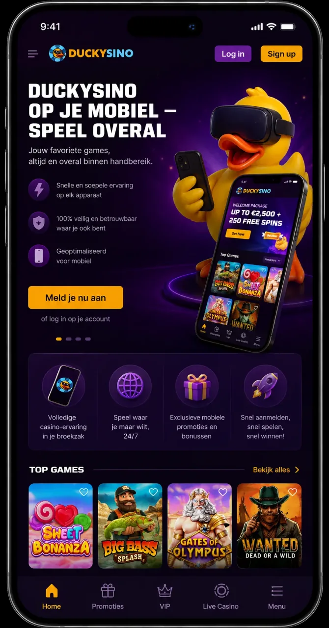 Duckysino Casino App — Speel Altijd en Overal